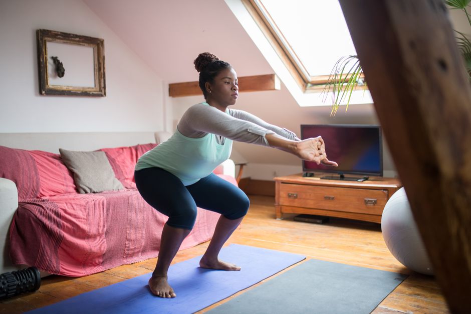 Bodyweight Squat to Chair